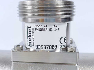 Burkert 93537808 Fitting For Analytic Sensor PN10BAR S022 VA FKM