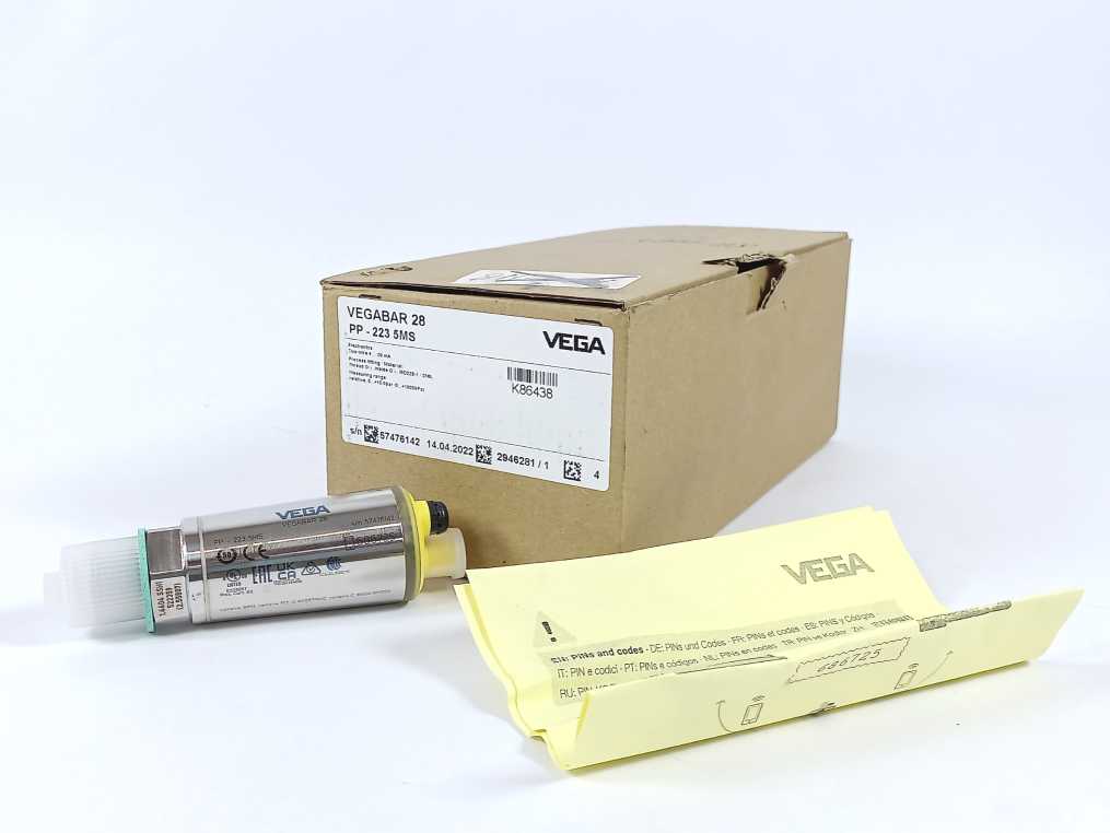 Vega VEGABAR 28 PP-223 5MS Pressure sensor 0...10 bar