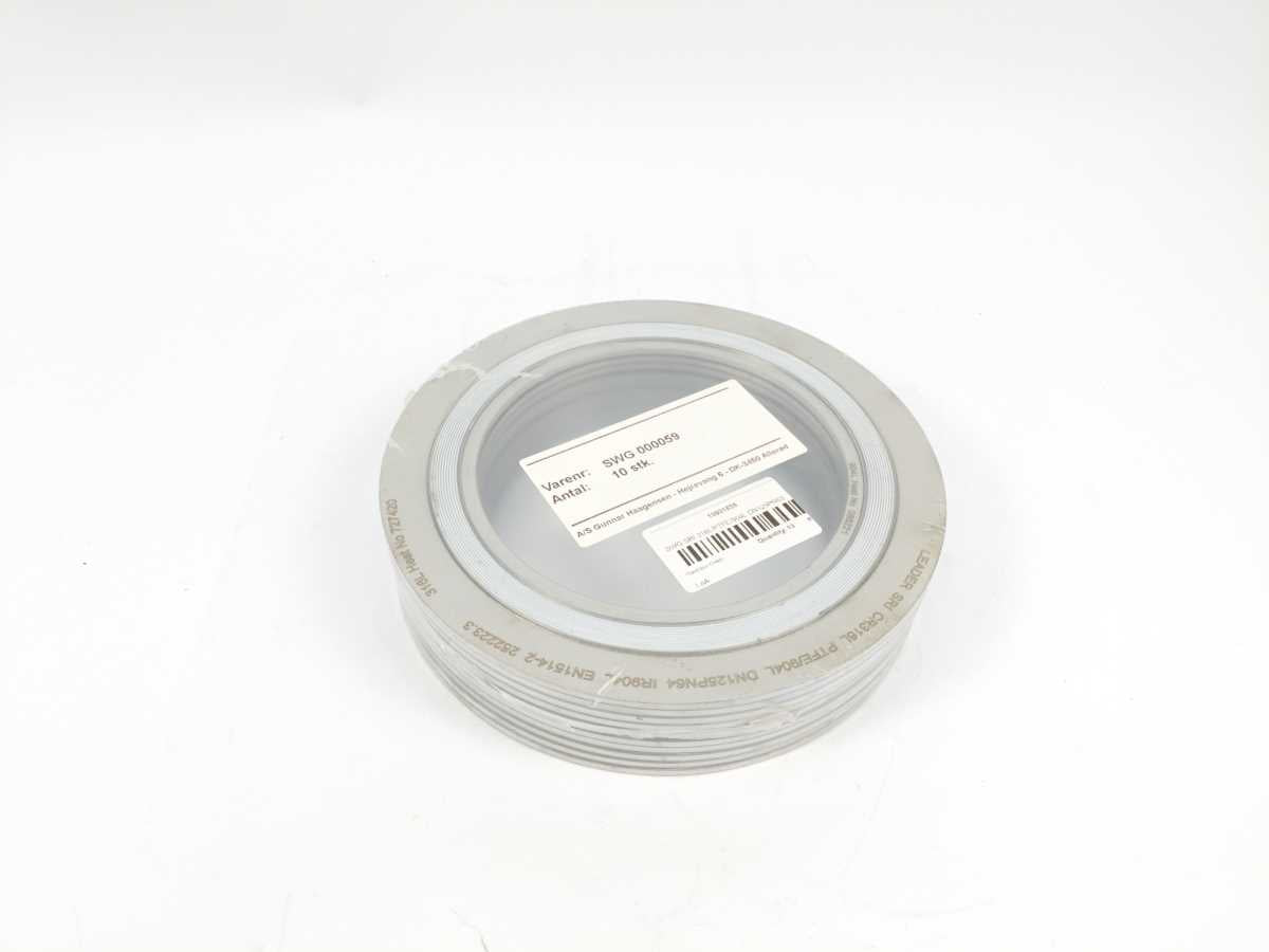 LEADER SRI CR316L PTFE/904L DN125PN64 IR904L Spiral Wound Gasket 10 Stks.