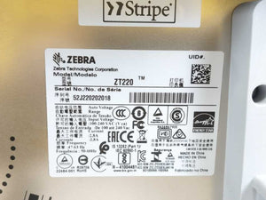 Zebra ZT22042-D0E200FZ Industrial Label Printer, ethernet card not working