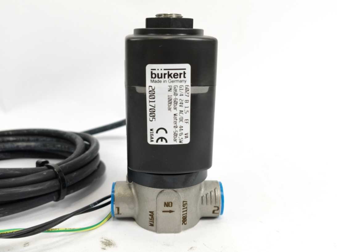 Burkert 20017005 6027 GAS0-60bar Water 0-50bar