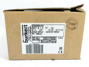 Burkert 20017005 6027 GAS0-60bar Water 0-50bar