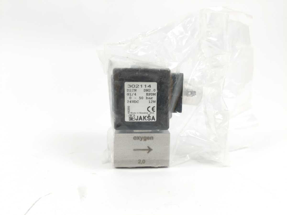 JAKSA 302114 D22N, DN2.0, G1/4, 0-50bar, 24VDC, 12W
