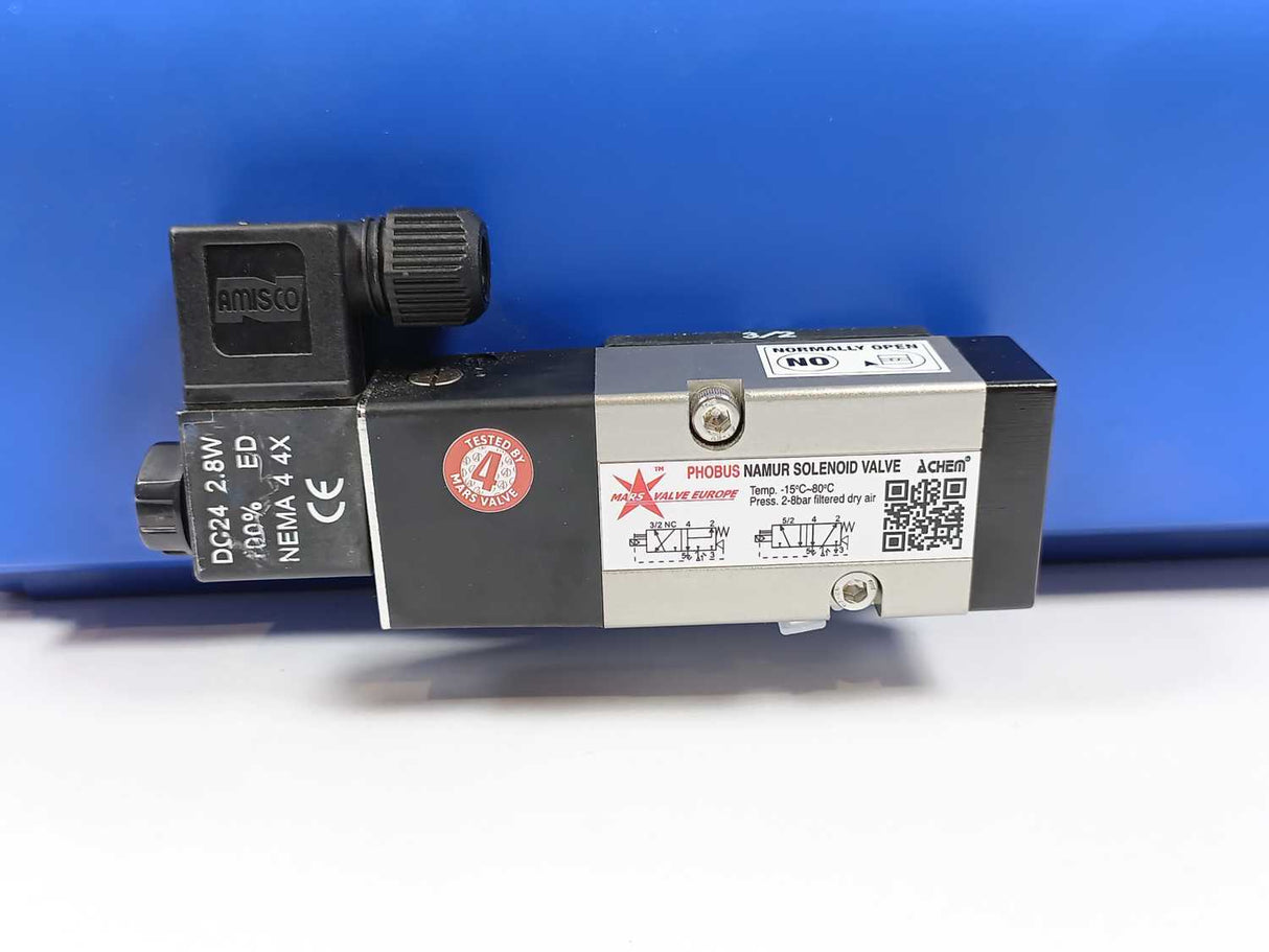 Mars Valve SR-160 W/ NBN4-F25-E8-V1 VENUS Pneumatic Acuator