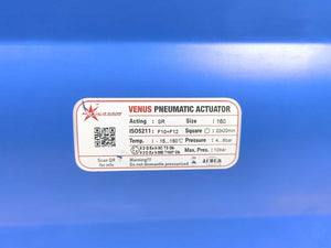 Mars Valve SR-160 W/ NBN4-F25-E8-V1 VENUS Pneumatic Acuator