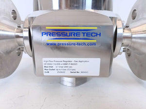 PRESSURE TECH HF250G-7-S-05S-V08BF-F-NV023 High Flow Pressure Regulator