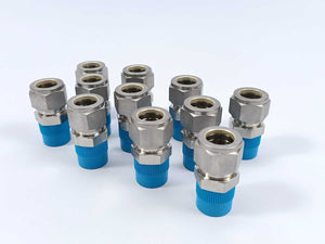 Swagelok SS-16M0-1-8 Stainless Steel Male NPT Connector. Batch of 11 pcs.