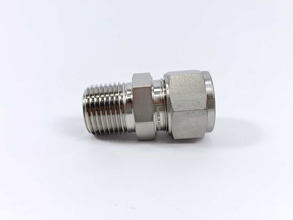 Swagelok SS-16M0-1-8 Stainless Steel Male NPT Connector. Batch of 11 pcs.