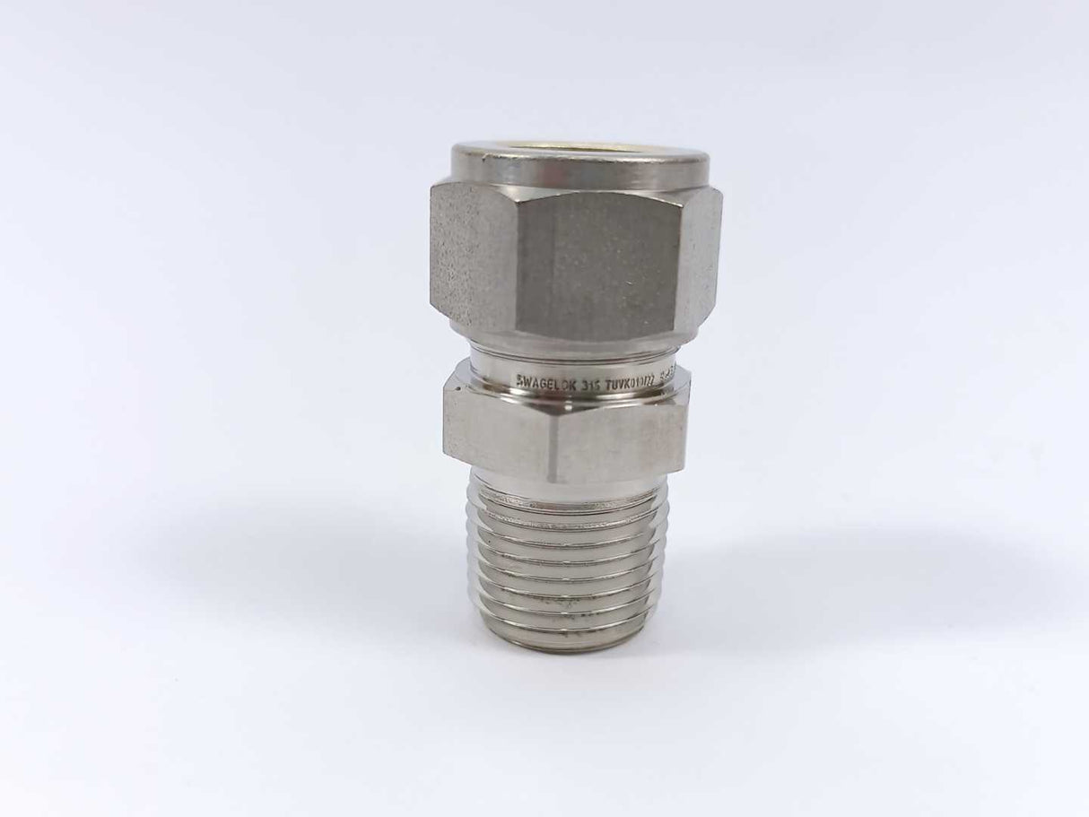 Swagelok SS-16M0-1-8 Stainless Steel Male NPT Connector. Batch of 11 pcs.