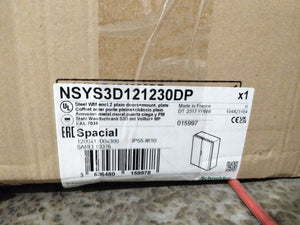 Schneider Electric NSYS3D121230DP Metal Enclosure w/ 2 doors + mounting plate