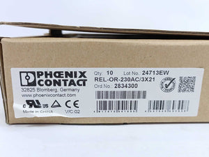 Phoenix Contact 2834300 Single Relay Batch 17 Pcs.