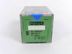 Phoenix Contact 2834274 Single Relay Batch 7 Pcs.