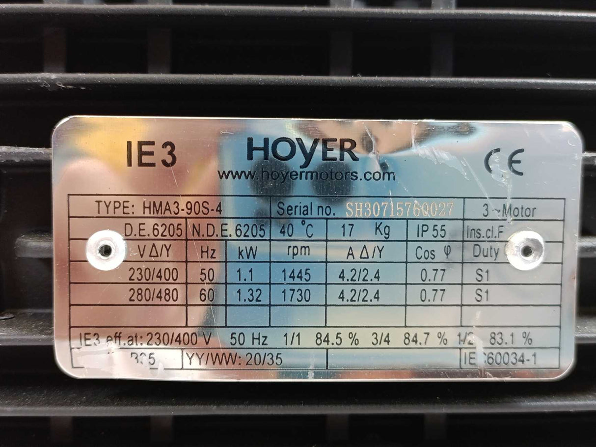 Danfoss PAHT 2  1,1kW 180B0031 180U6527