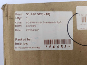 Classic Filters 51.476.5CS Filter Element, Batch of 6pcs
