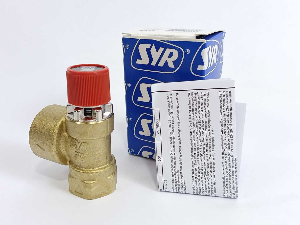 SYR 1915.20.012 Membrane Safety Valve 3/4" 4.0 Bar