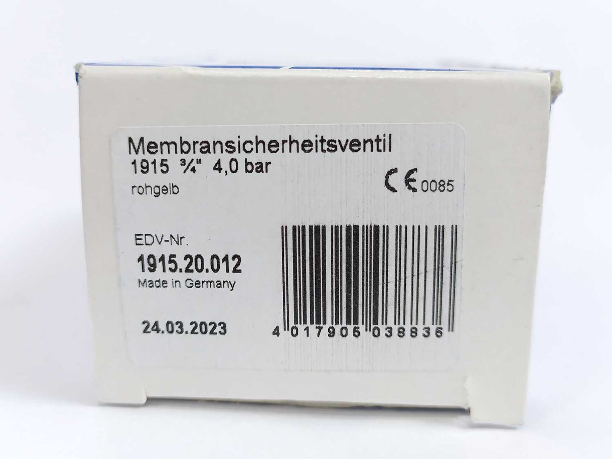SYR 1915.20.012 Membrane Safety Valve 3/4" 4.0 Bar