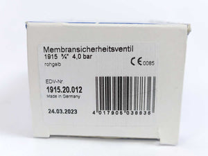 SYR 1915.20.012 Membrane Safety Valve 3/4" 4.0 Bar