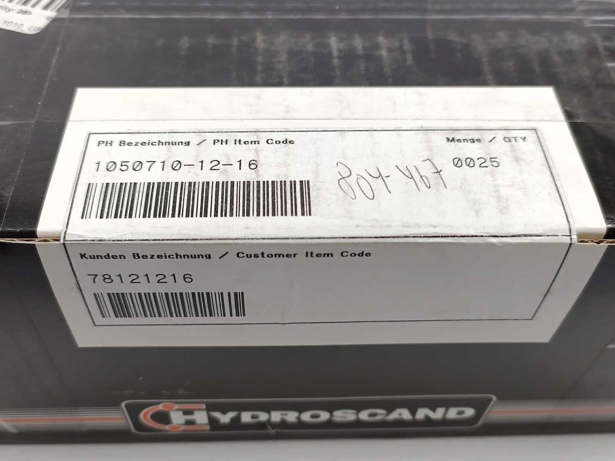 Hydroscand 78121216 R3/4"UFxKR1"UF SF Adaptor For Hydraulic Systems