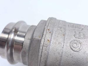 Fratelli Pettinaroli P100-042 Ball Valve 42mm - Green Lever, Press X