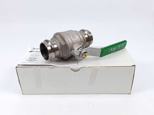 Fratelli Pettinaroli P100-042 Ball Valve 42mm - Green Lever, Press X