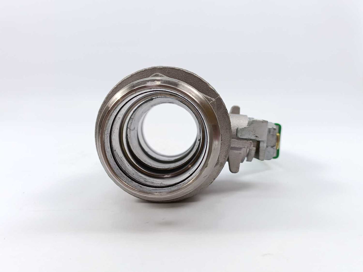 Fratelli Pettinaroli P100-042 Ball Valve 42mm - Green Lever, Press X