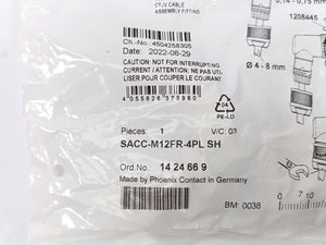 Phoenix Contact 1424669 SACC-M12FR-4PL SH 4-position Circular Connector