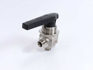 Hy-Lok B4V3H-12M 3-Way Switching Ball Valve, 316/L