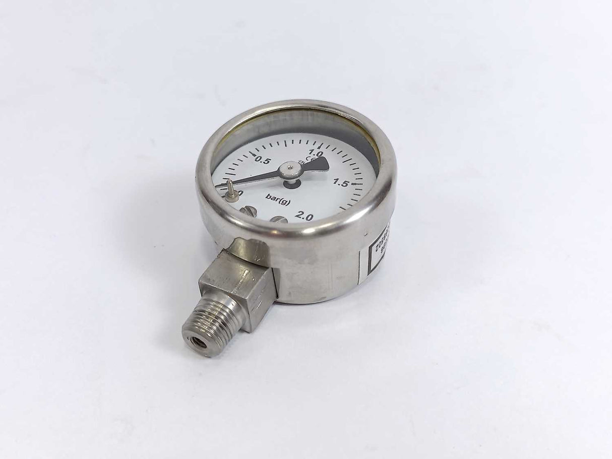 Hy-Lok EFEBSP00596 Stainless Steel Gauge 0-2.0 Bar