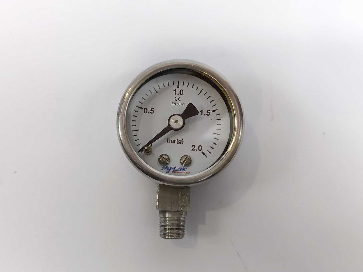 Hy-Lok EFEBSP00596 Stainless Steel Gauge 0-2.0 Bar