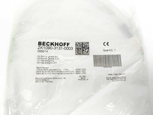 Beckhoff ZK1090-3131-0003 EtherCAT Cable 0.30 m, M8 male to M8 male straight