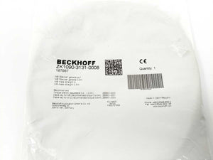 Beckhoff ZK1090-3131-0008 EtherCAT Cable 0.80 m, M8 male to M8 male straight