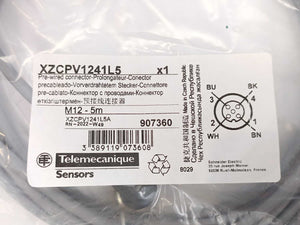 TELEMECANIQUE XZCPV1241L5 Pre-wired Connector 5.00 m, M12