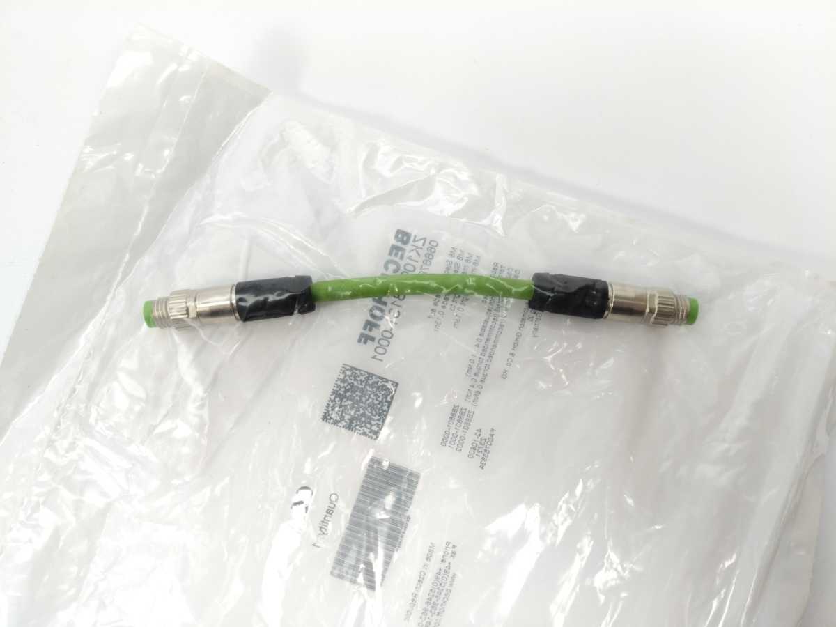 Beckhoff ZK1090-3131-0001 EtherCAT Cable M8, Plug, Straight, Male, 4-Pin