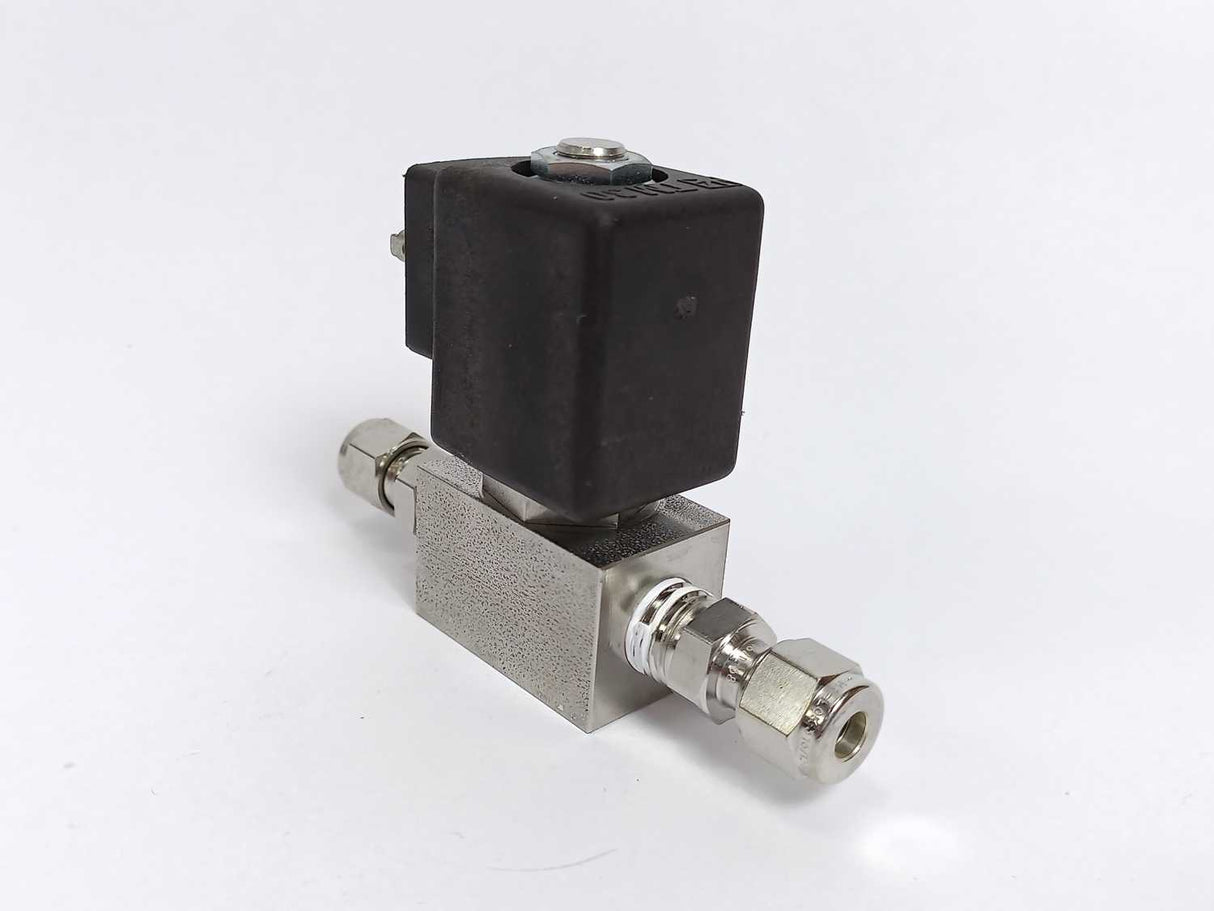 JAKSA 324559 D22N DN1.2 NPT1/4 Solenoid Valve w/ hy-lok 316/L 68F