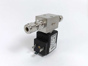 JAKSA 324559 D22N DN1.2 NPT1/4 Solenoid Valve w/ hy-lok 316/L 68F