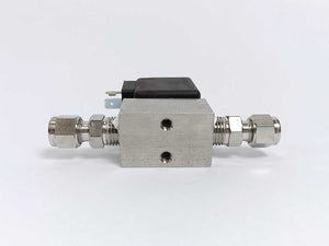 JAKSA 324559 D22N DN1.2 NPT1/4 Solenoid Valve w/ hy-lok 316/L 68F