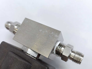 JAKSA 329461 D22NNO DN1.2 NPT1/4 Solenoid Valve w/ hy-lok 316/L 68F