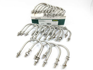 Walraven 201110 U-bolts stainless steel, 88.9 mm, Batch of 21 pcs.