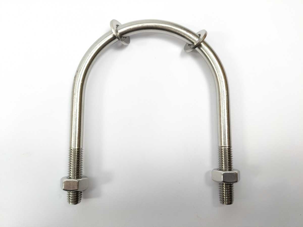 Walraven 201110 U-bolts stainless steel, 88.9 mm, Batch of 21 pcs.