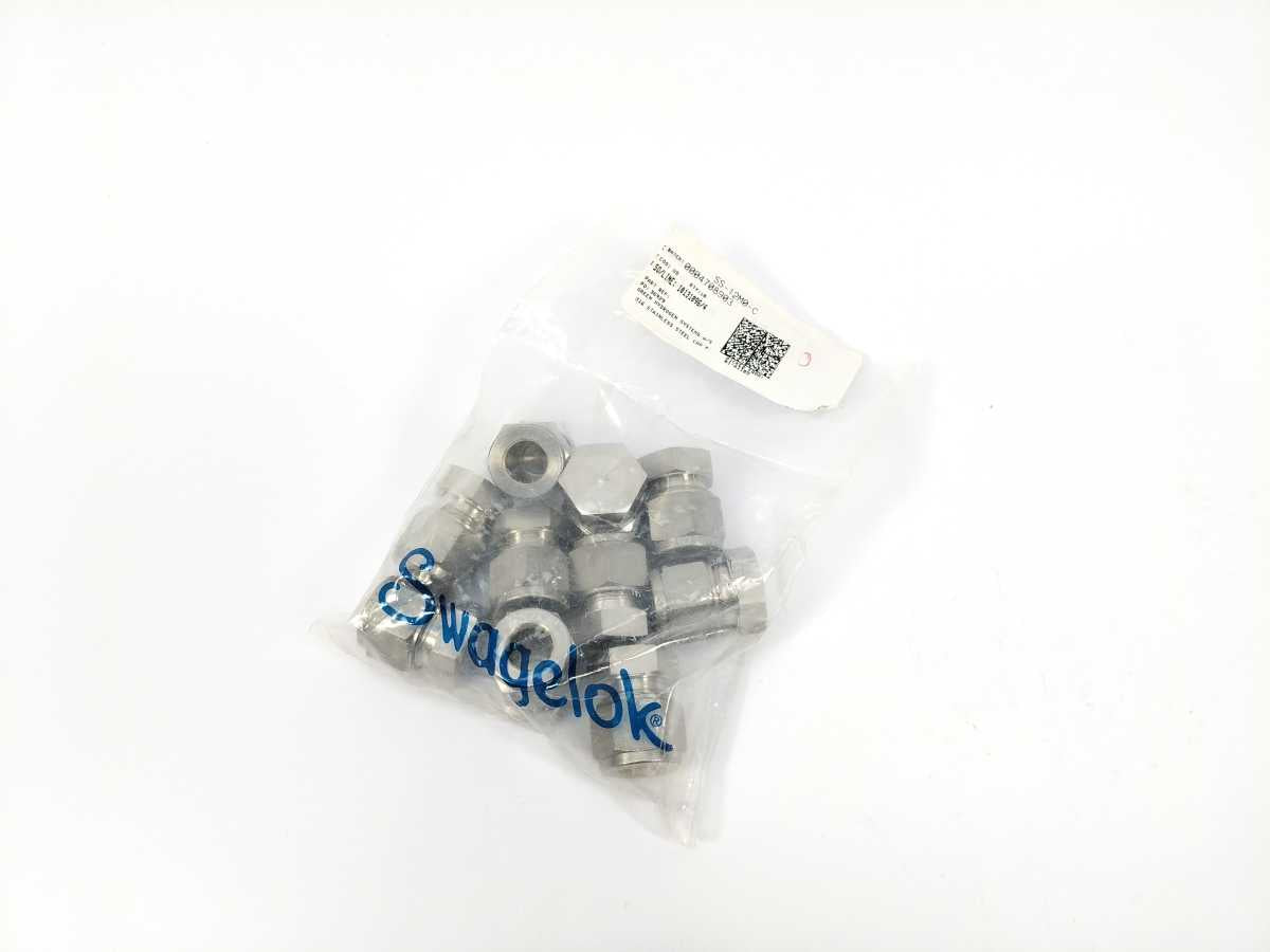 Swagelok SS-12M0-C 316 Stainless Steel Cap for 12 mm OD Tubing, Batch of 10 pcs.