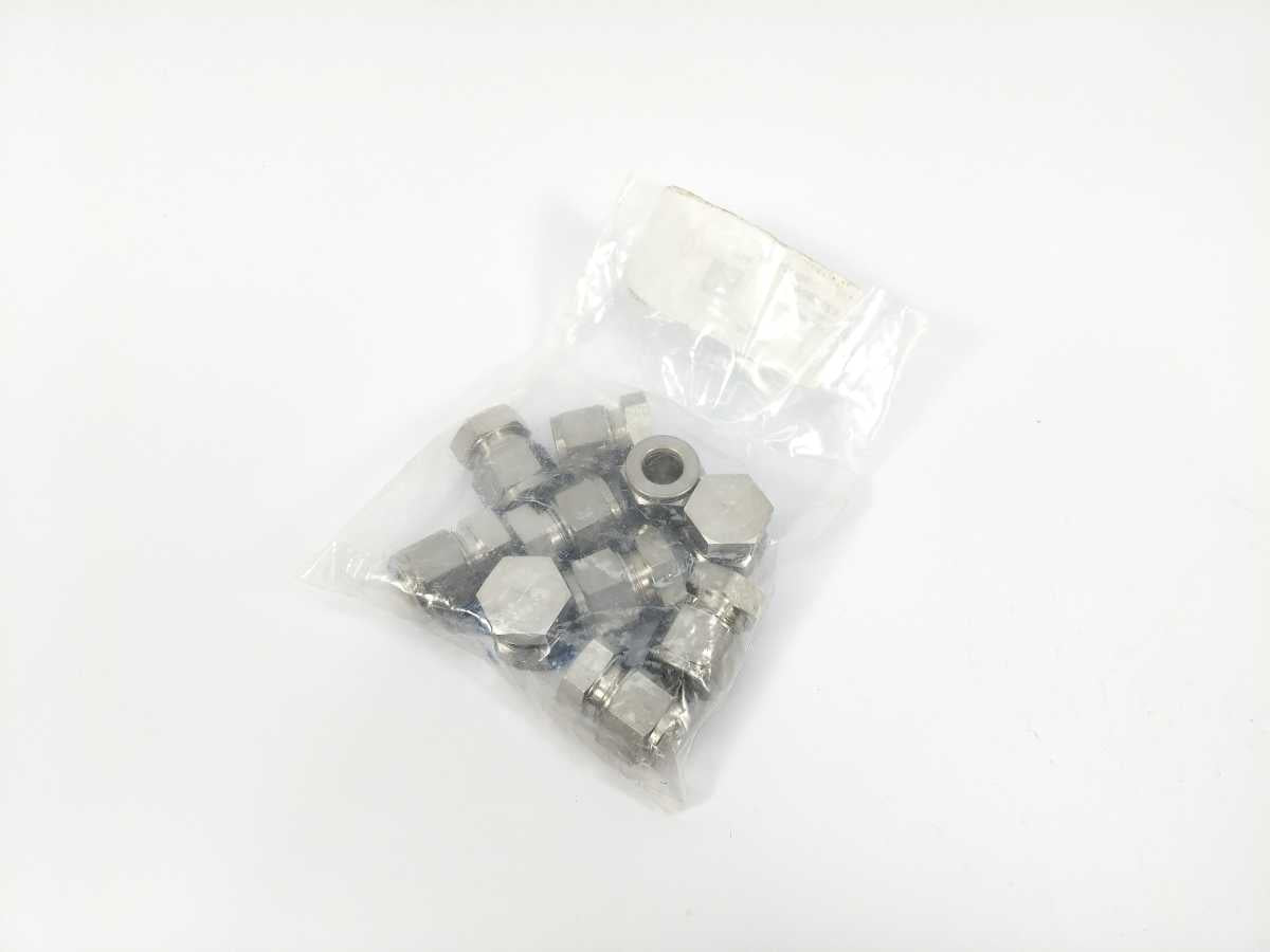 Swagelok SS-12M0-C 316 Stainless Steel Cap for 12 mm OD Tubing, Batch of 10 pcs.