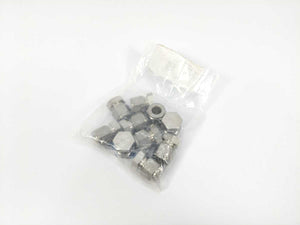 Swagelok SS-12M0-C 316 Stainless Steel Cap for 12 mm OD Tubing, Batch of 10 pcs.