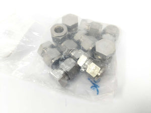 Swagelok SS-12M0-C 316 Stainless Steel Cap for 12 mm OD Tubing, Batch of 10 pcs.