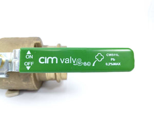 Cimberio 1220CRNL Ball Valve 2" 54mm 250psi
