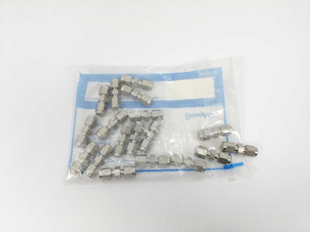 Swagelok SS-200-6 Stainless Steel Tube Fitting, 1/8 in. Tube OD Batch of 1 pcs.