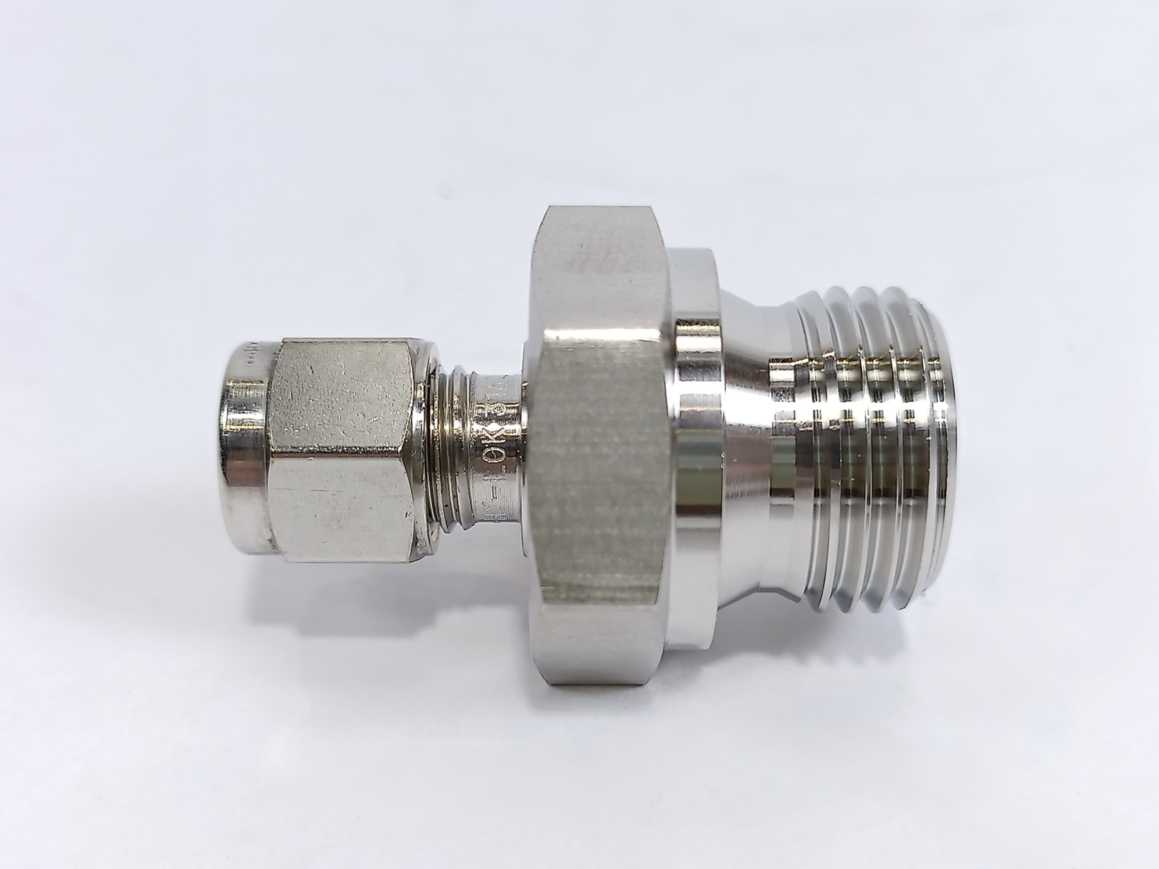 Hy-Lok SMCMC-6M-8G Male Connector, 6mm O.D. - 1/2" BSPP, Batch of 1 pcs.