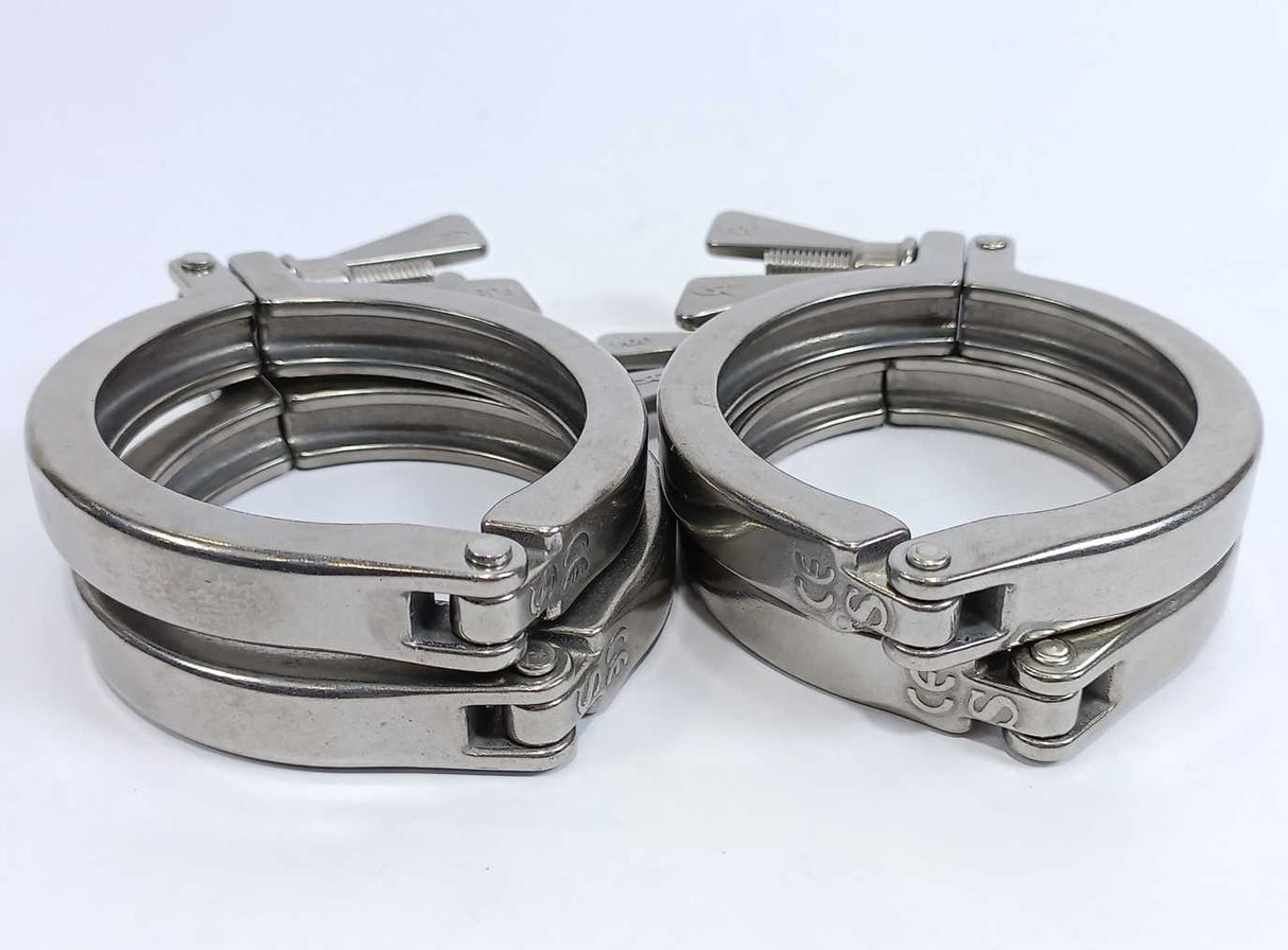 Roykon BP2-11B DS/ISO/SMS Clamp Ring 304 76.1mm, Batch of 4 pcs.