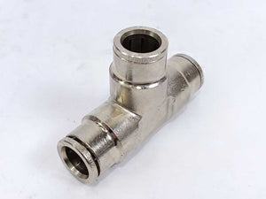 NORGREN 100601200 PNEUFIT Pneumatic Push-In Tee Fitting, 12 mm, Batch of 7 pcs.