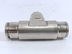 NORGREN 100601200 PNEUFIT Pneumatic Push-In Tee Fitting, 12 mm, Batch of 7 pcs.