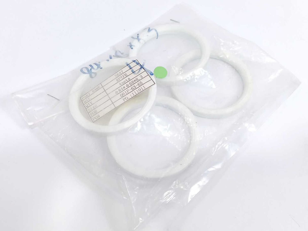 SEAT RPTFE Reinforced Teflon Valve Seat, ø84*ø68*8.3, Batch of 4 pcs.